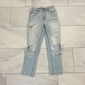 Abercrombie distressed jeans